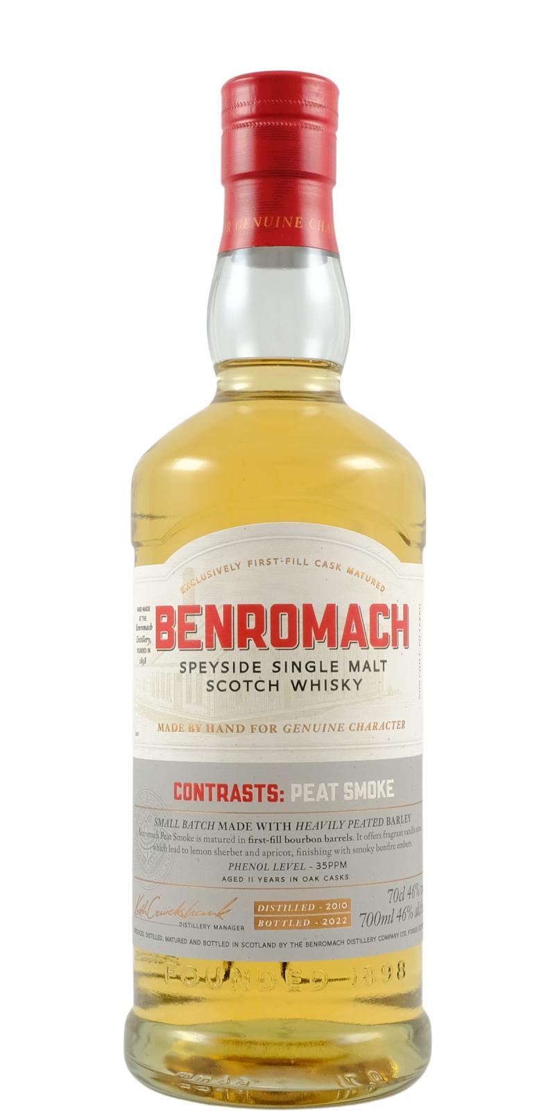 Benromach 2010 Contrasts: Peat Smoke