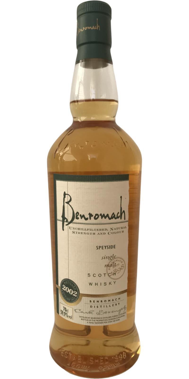 Benromach 2002 Cask Strength
