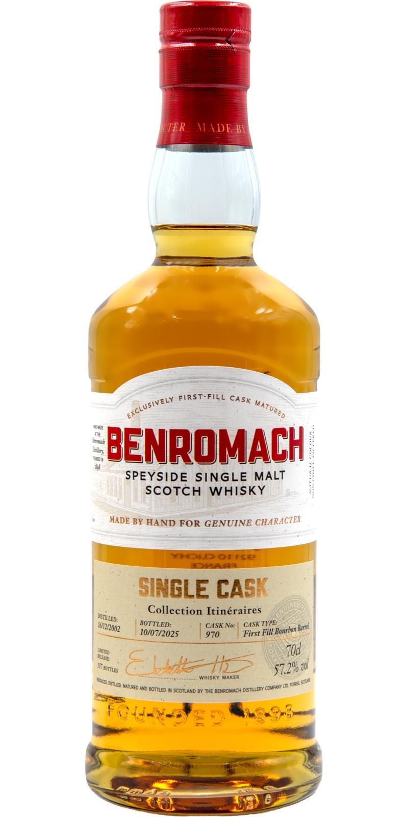 Benromach 2002 Collection Itinéraires- Single Cask