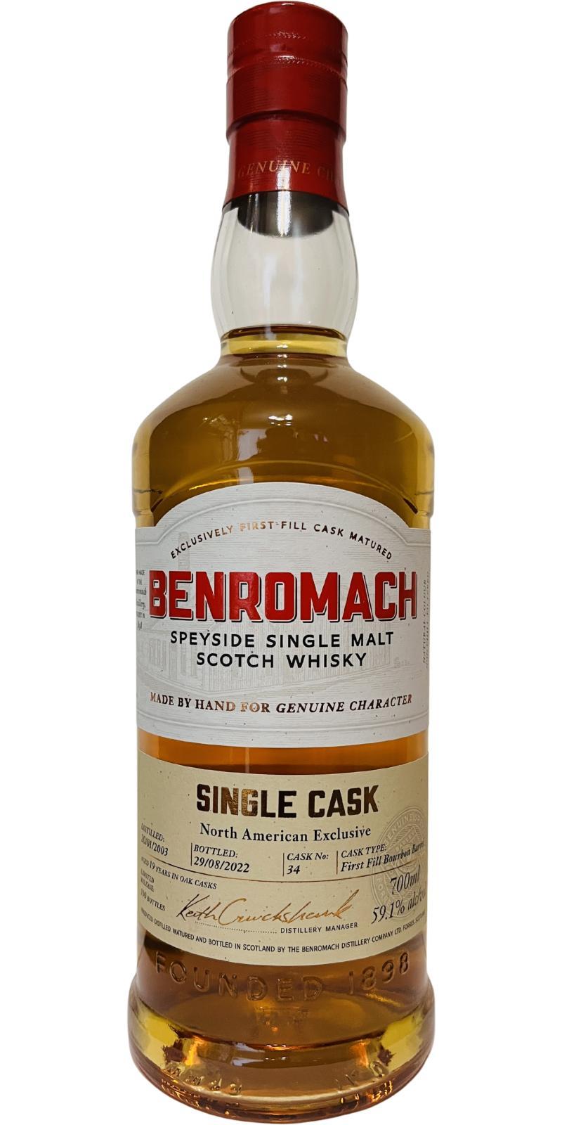 Benromach 2003 Single Cask