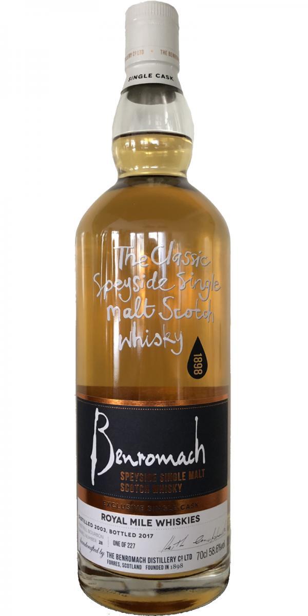 Benromach 2003 Exclusive Single Cask