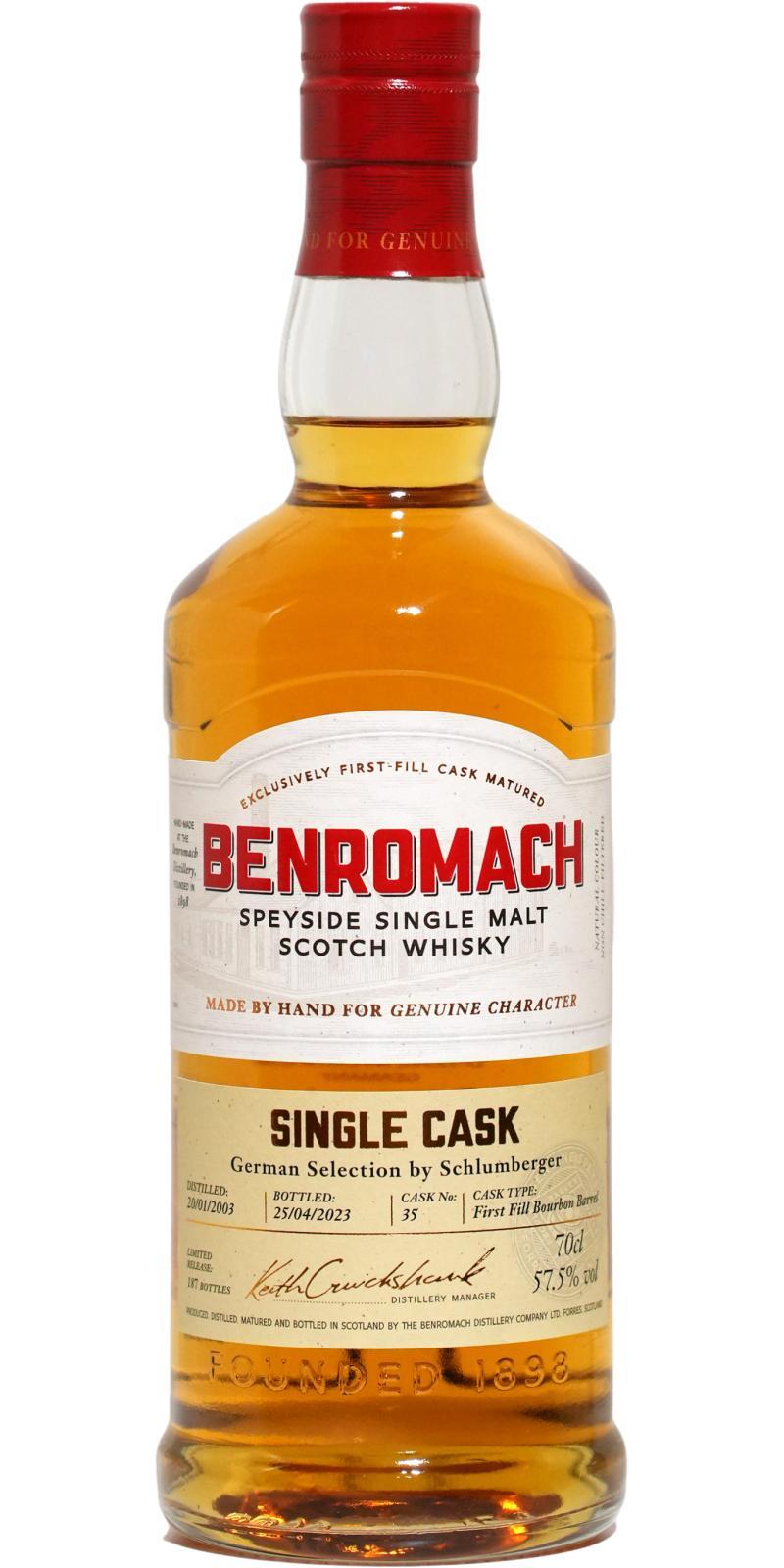 Benromach 2003 Single Cask