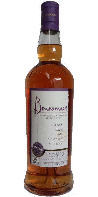 Benromach 2004 Sassicaia Finish