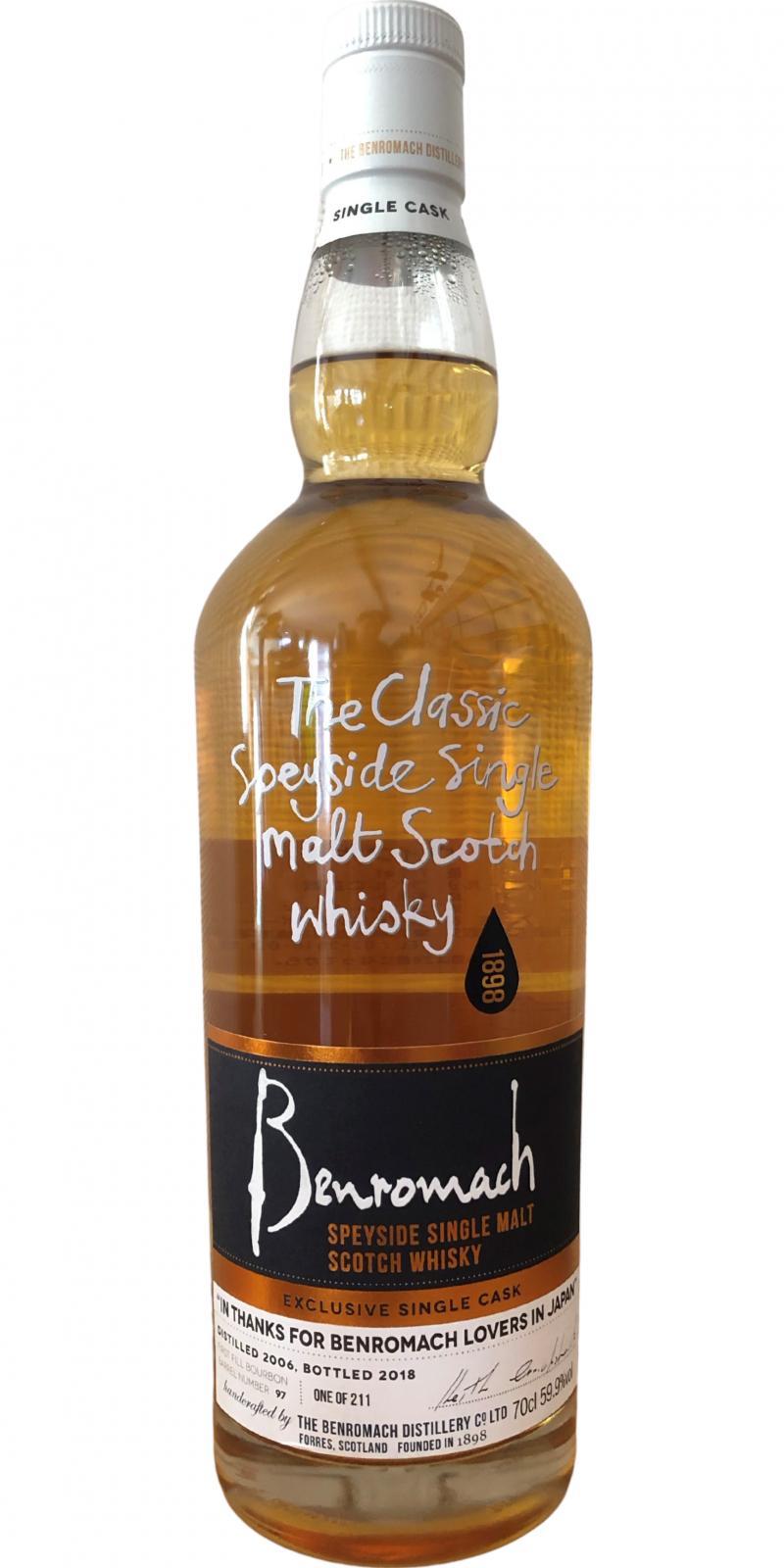 Benromach 2006 Single Cask