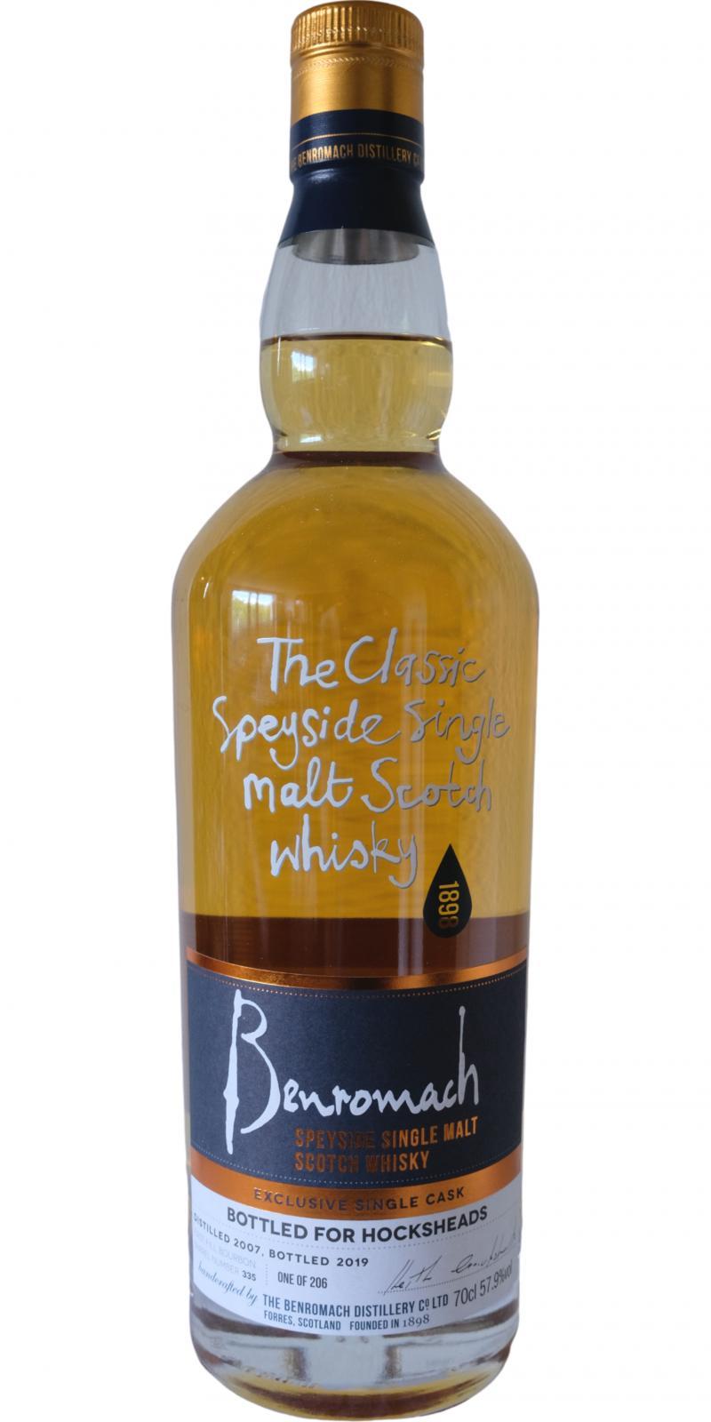 Benromach 2007 Exclusive Single Cask