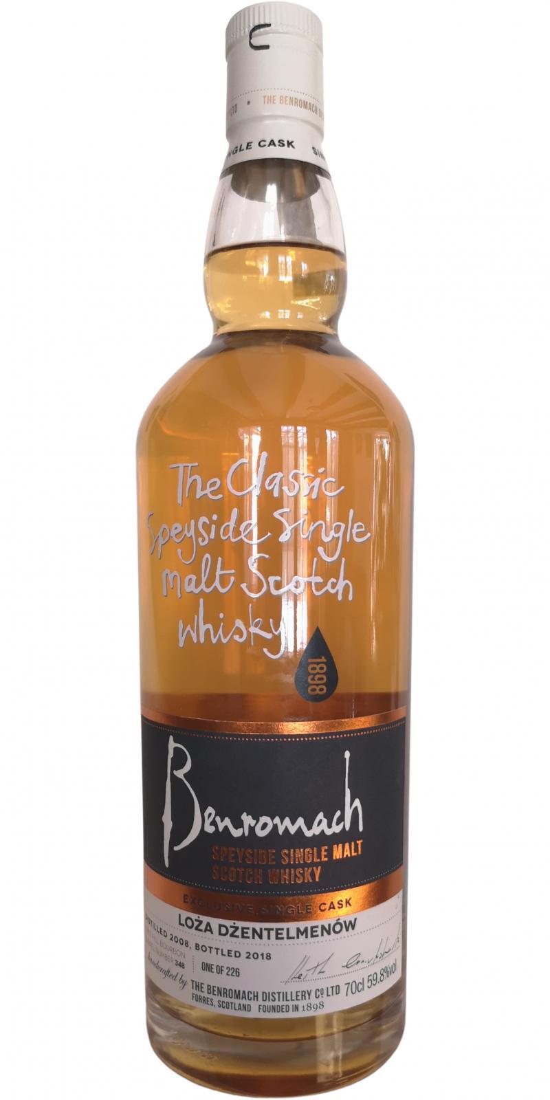 Benromach 2008 Exclusive Single Cask