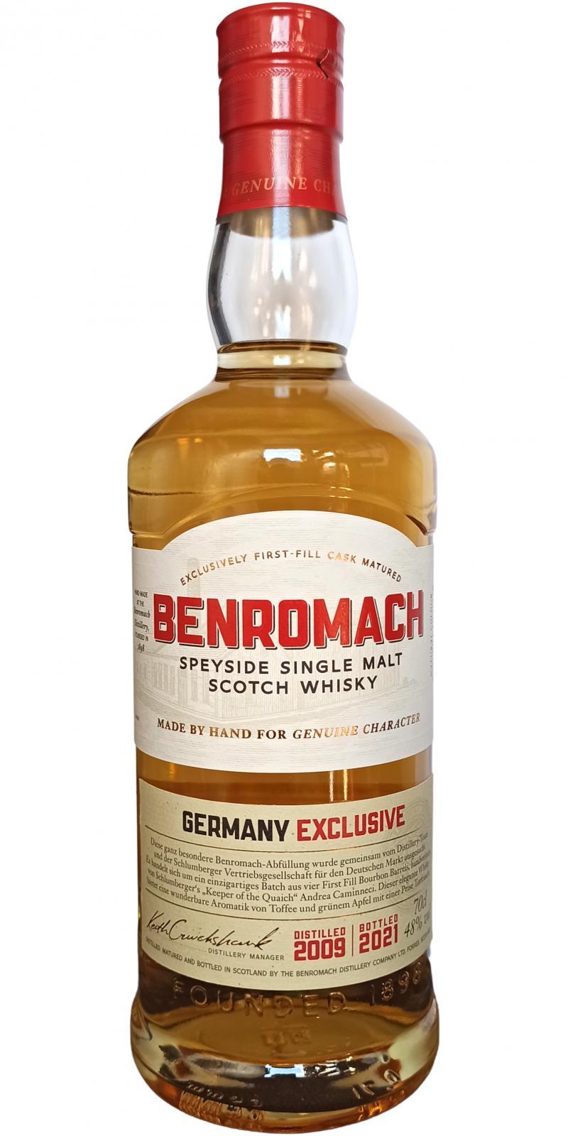 Benromach 2009 Germany Exclusive