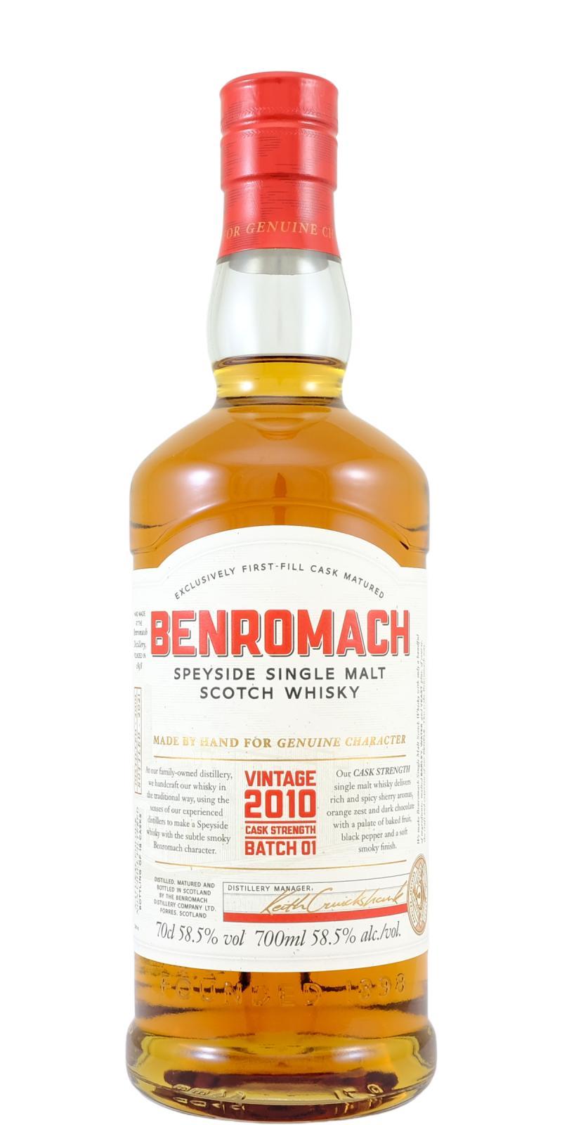 Benromach 2010 Cask Strength