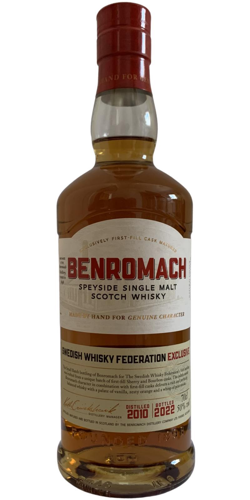 Benromach 2010 SWF #36