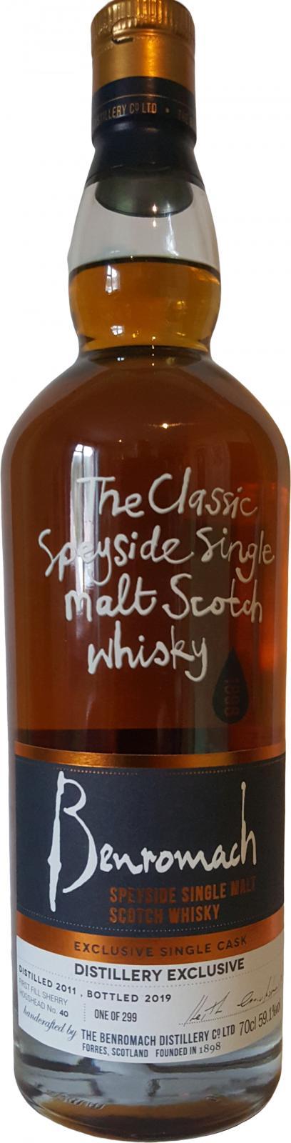 Benromach 2011 Exclusive Single Cask