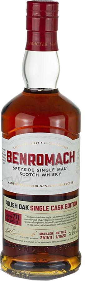 Benromach 2011 Single Cask Edition