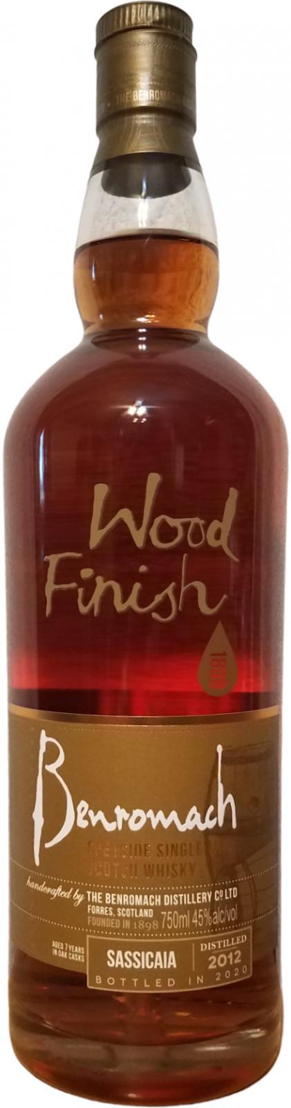 Benromach 2012 Wood Finish Series - Sassicaia