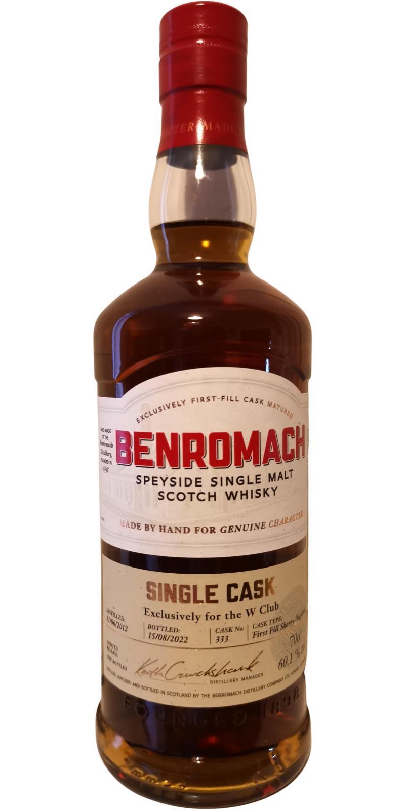 Benromach 2012 Single Cask