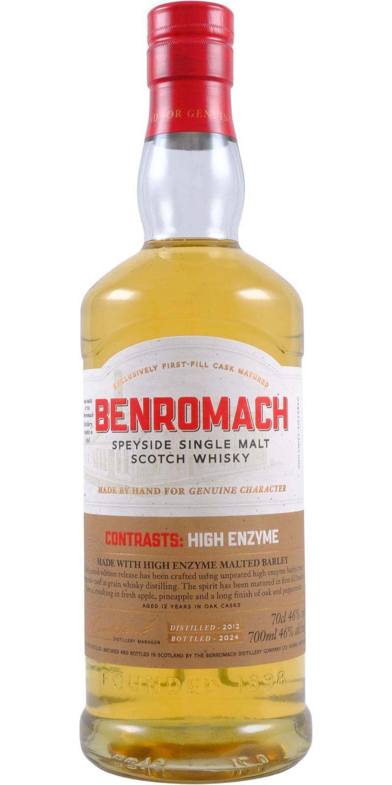 Benromach 2012 Contrasts: High Enzyme