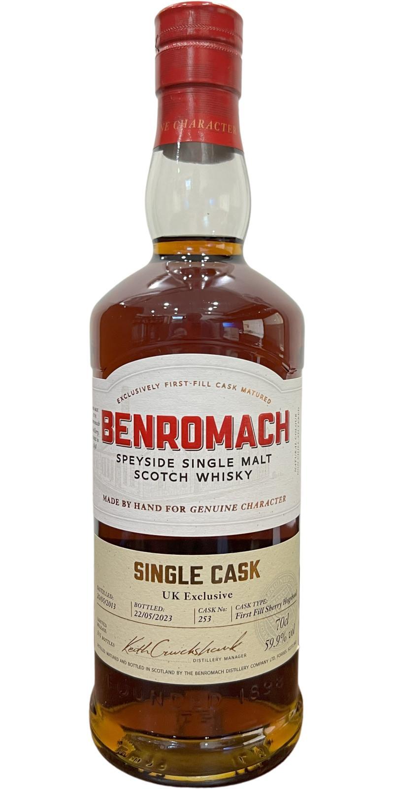 Benromach 2013 Single Cask