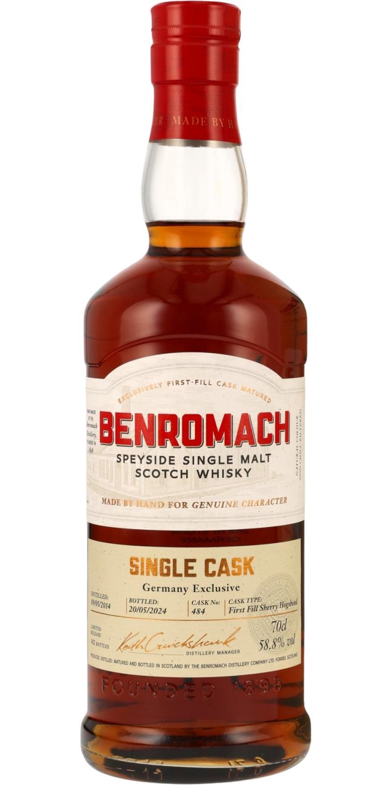 Benromach 2014 Single Cask