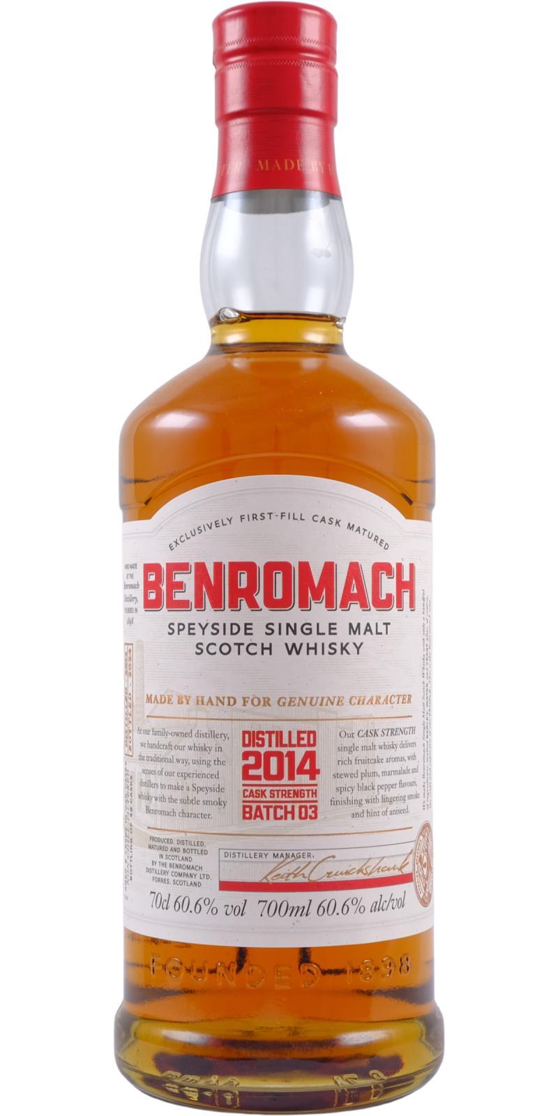Benromach 2014 Cask Strength