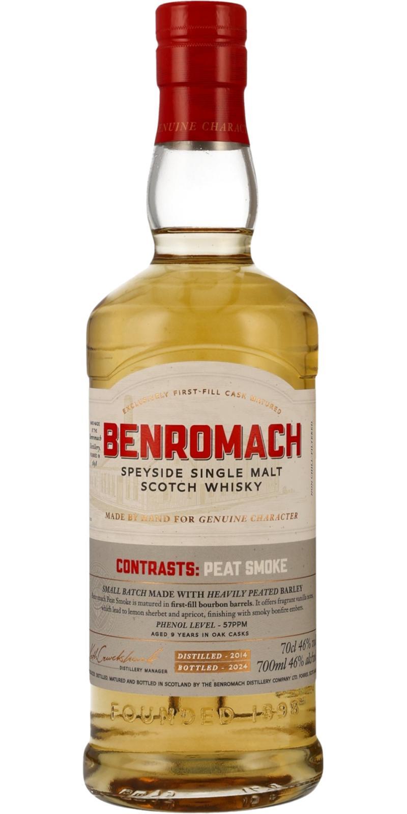 Benromach 2014 Contrasts: Peat Smoke