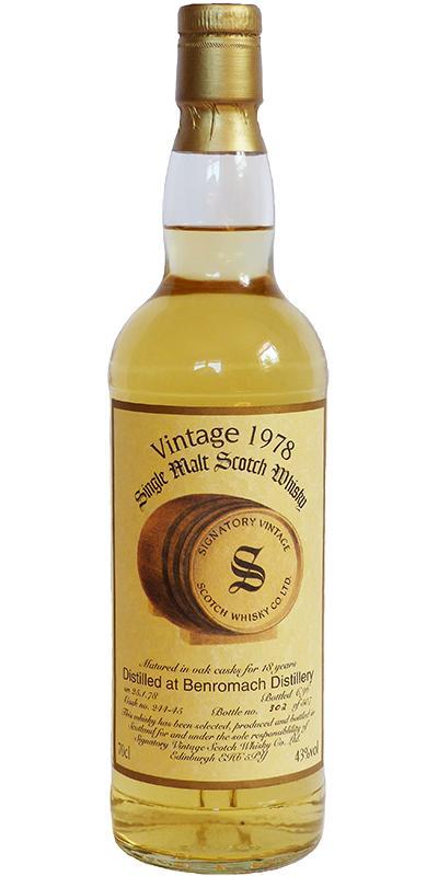 Benromach 1978 SV Vintage Collection