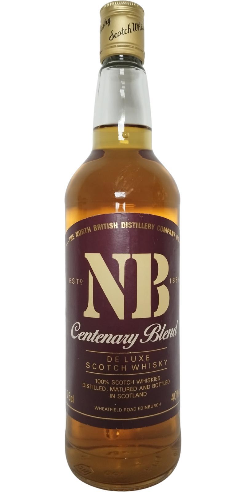 Centenary Blend De Luxe Scotch Whisky Centenary 1885 - 1985