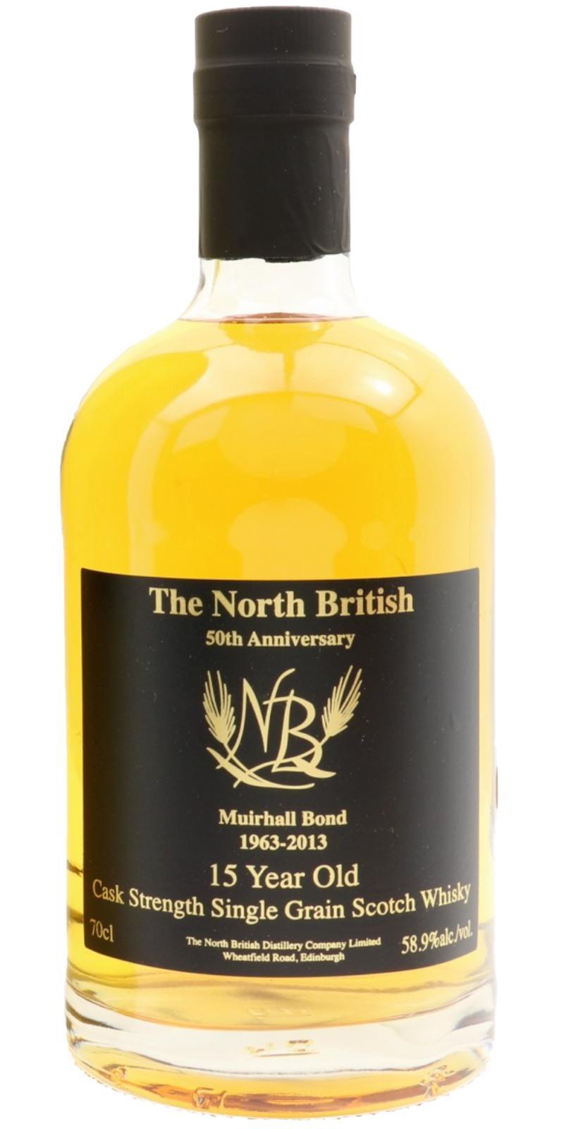 North British 15-year-old 50th Anniversary Muirhall Bond 1963-2013