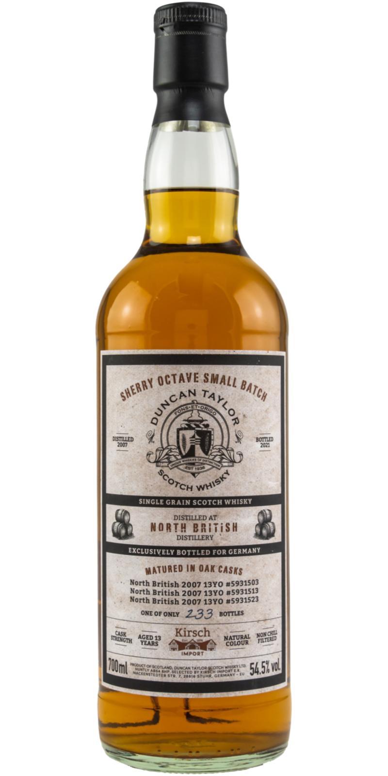 North British 2007 DT Sherry Octave Small Batch