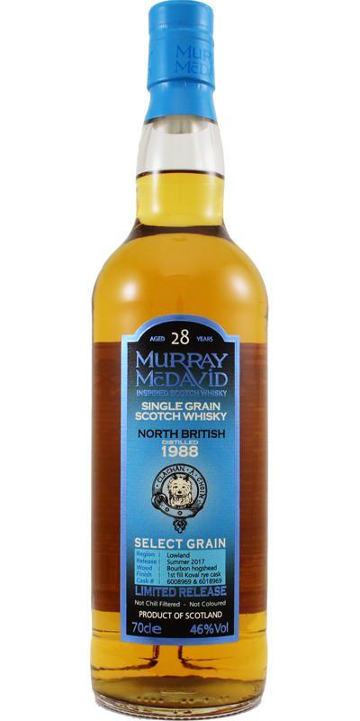 North British 1988 MM Select Grain - Limited Release