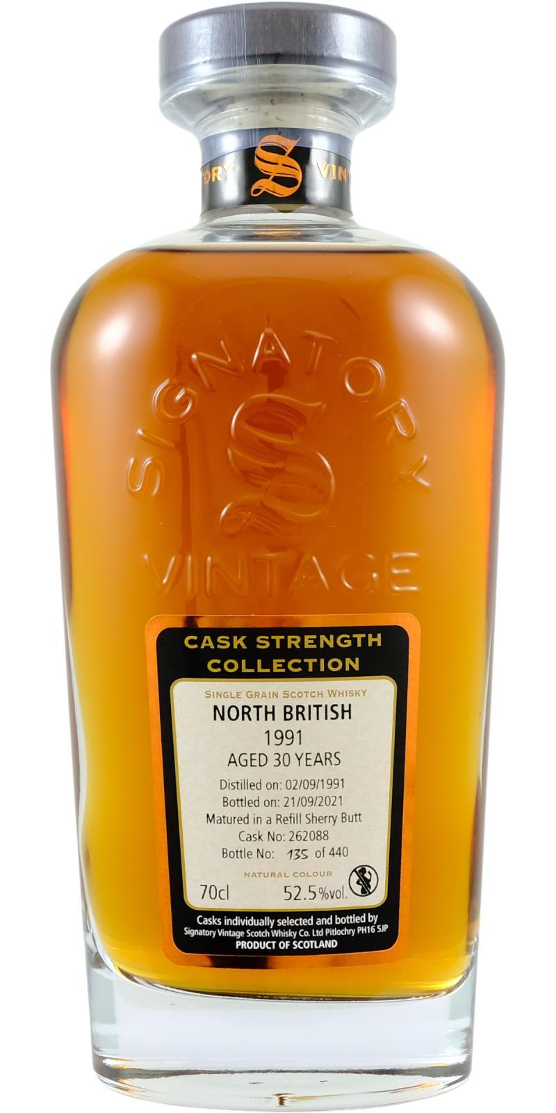North British 1991 SV Cask Strength Collection
