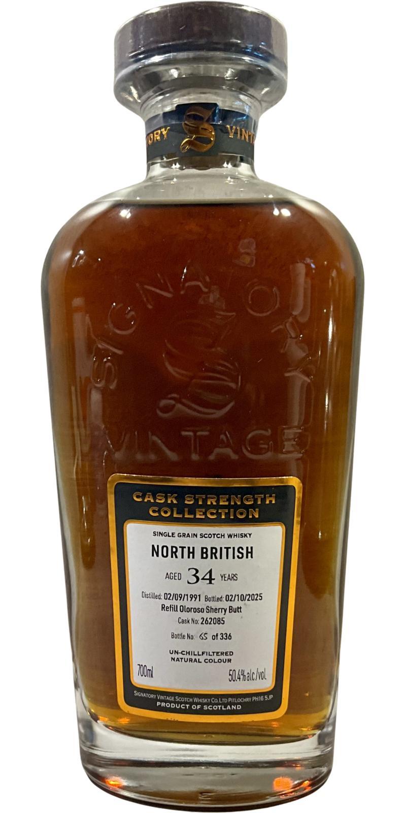 North British 1991 SV Cask Strength Collection