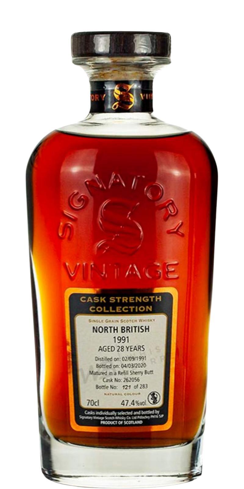 North British 1991 SV Cask Strength Collection