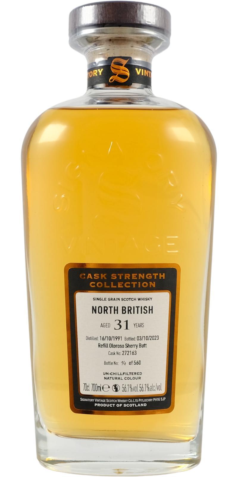 North British 1991 SV Cask Strength Collection