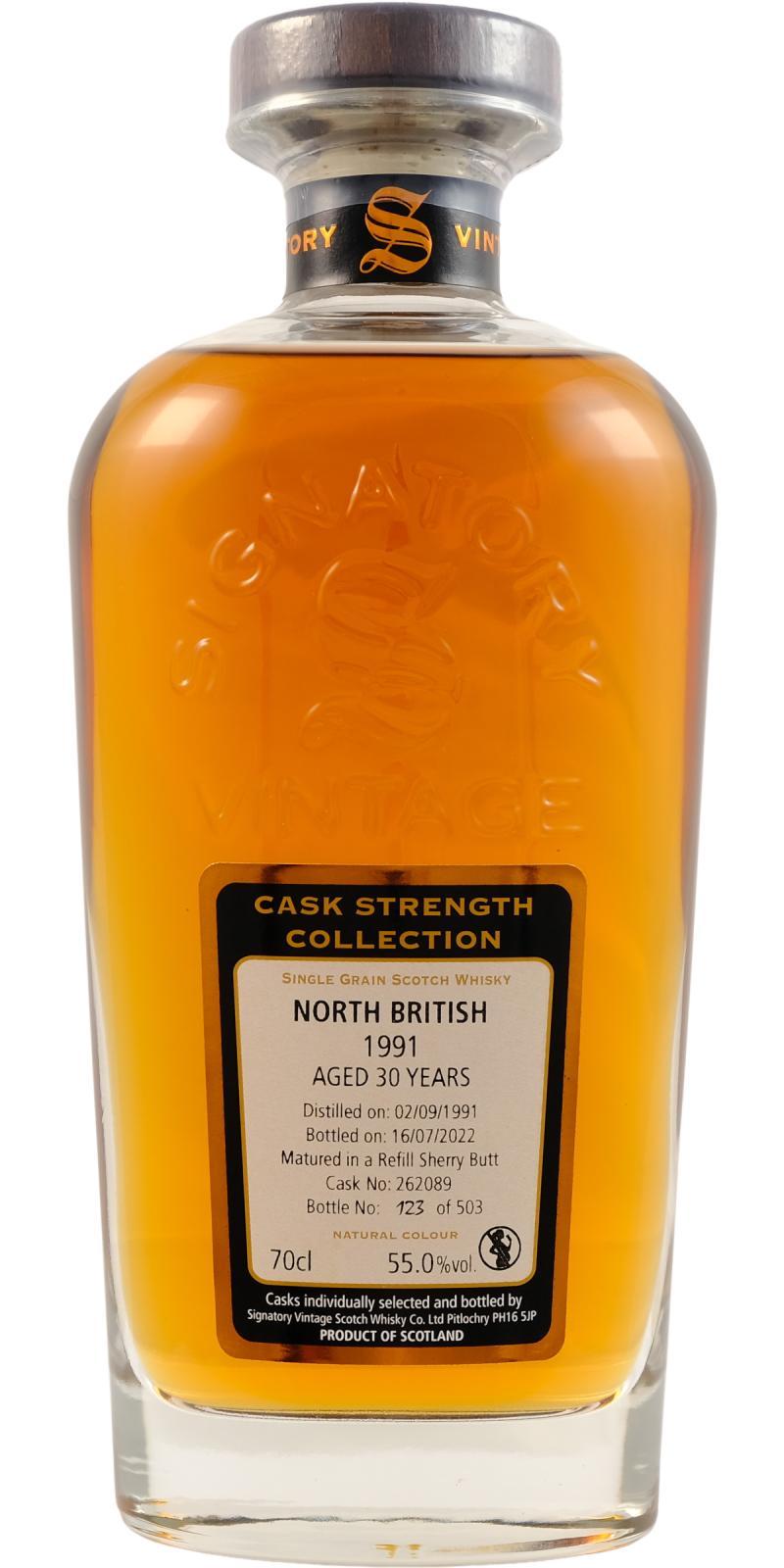 North British 1991 SV Cask Strength Collection