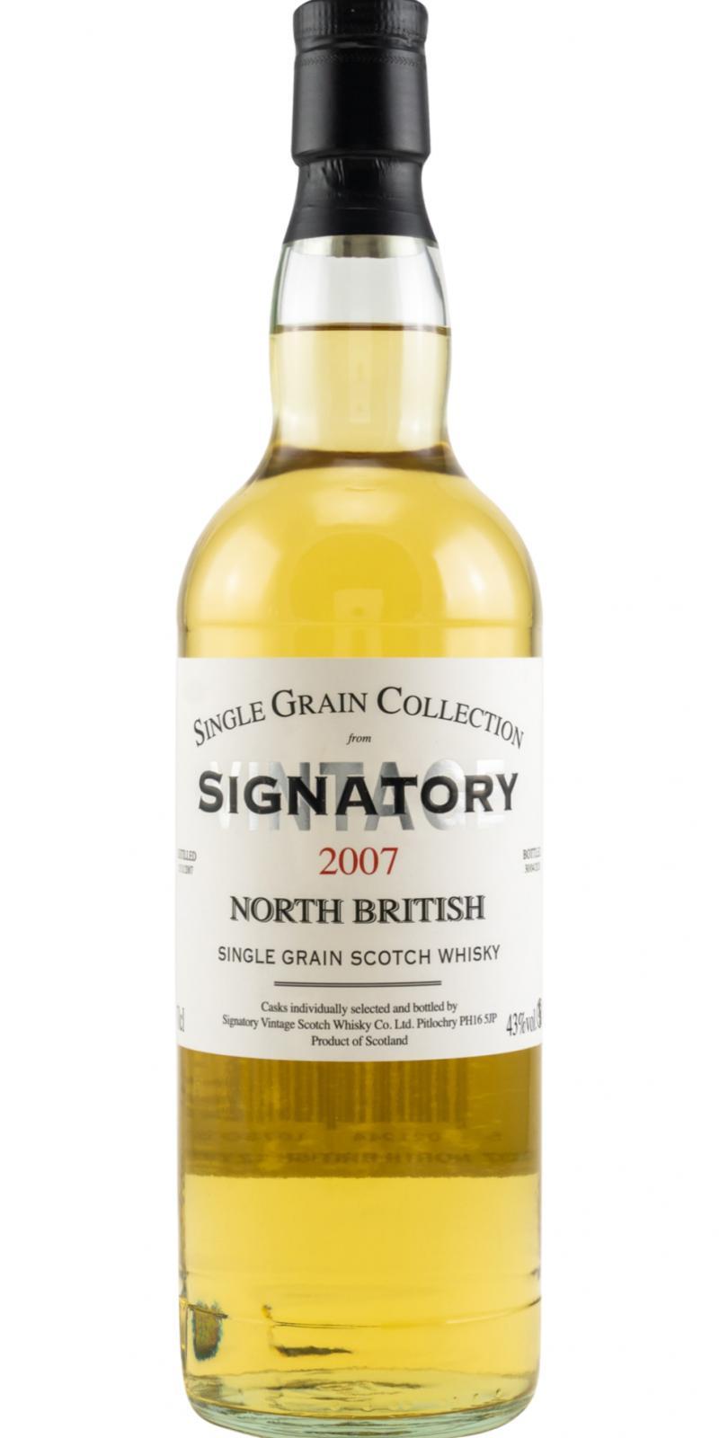North British 2007 SV Single Grain Collection