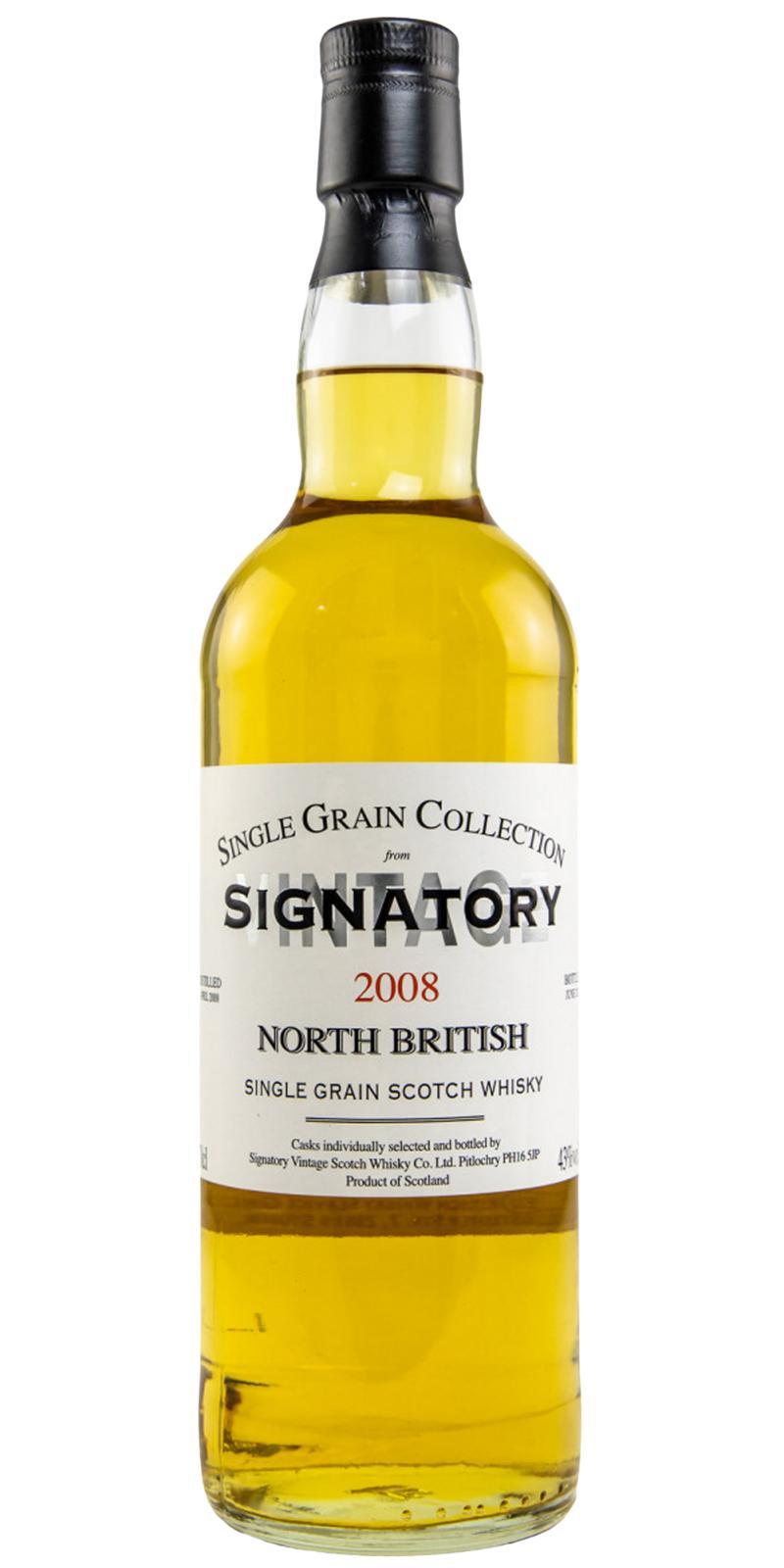 North British 2008 SV Single Grain Collection
