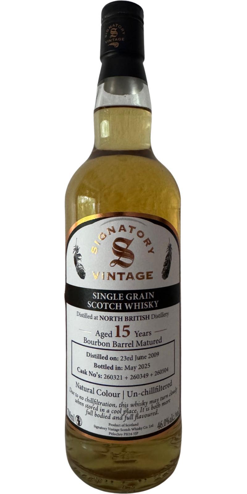 North British 2009 SV Single Grain
