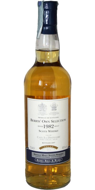 Caol Ila 1982 BR Berrys' Own Selection