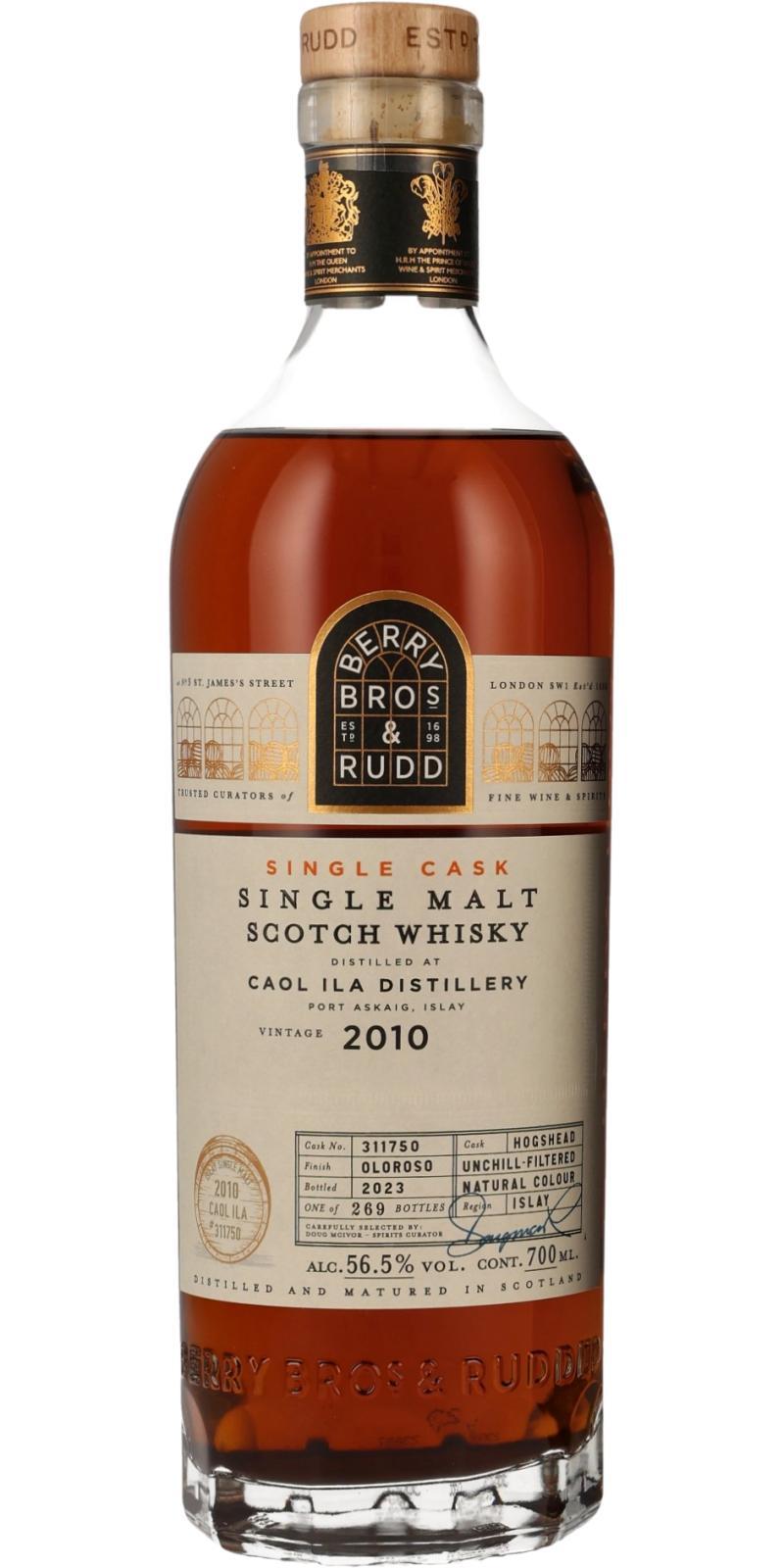Caol Ila 2010 BR Single Cask