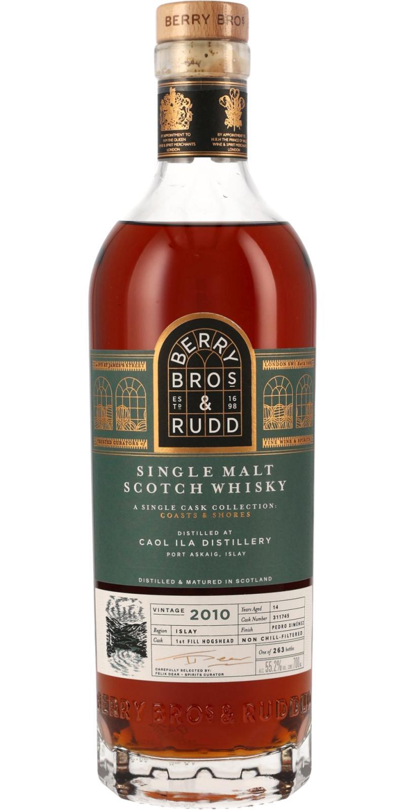 Caol Ila 2010 BR A Single Cask Collection: Coasts & Shores