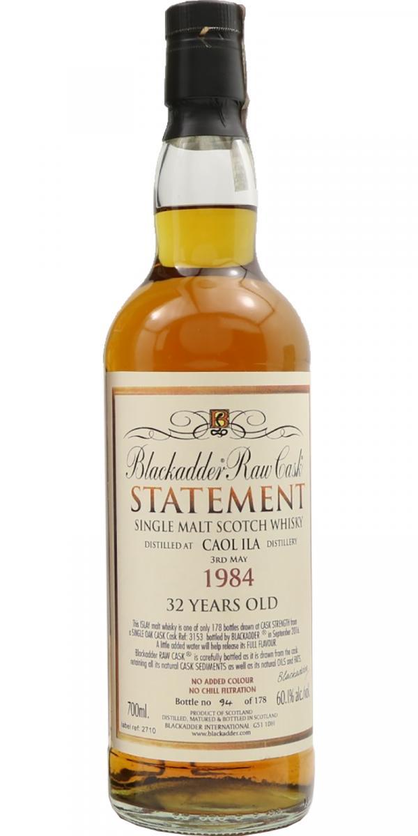 Caol Ila 1984 BA Raw Cask - Statement - Edition No. 23