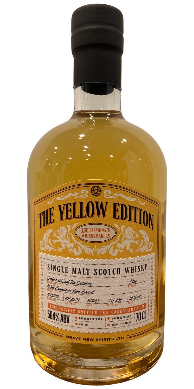 Caol Ila 2010 BNSp The Yellow Edition