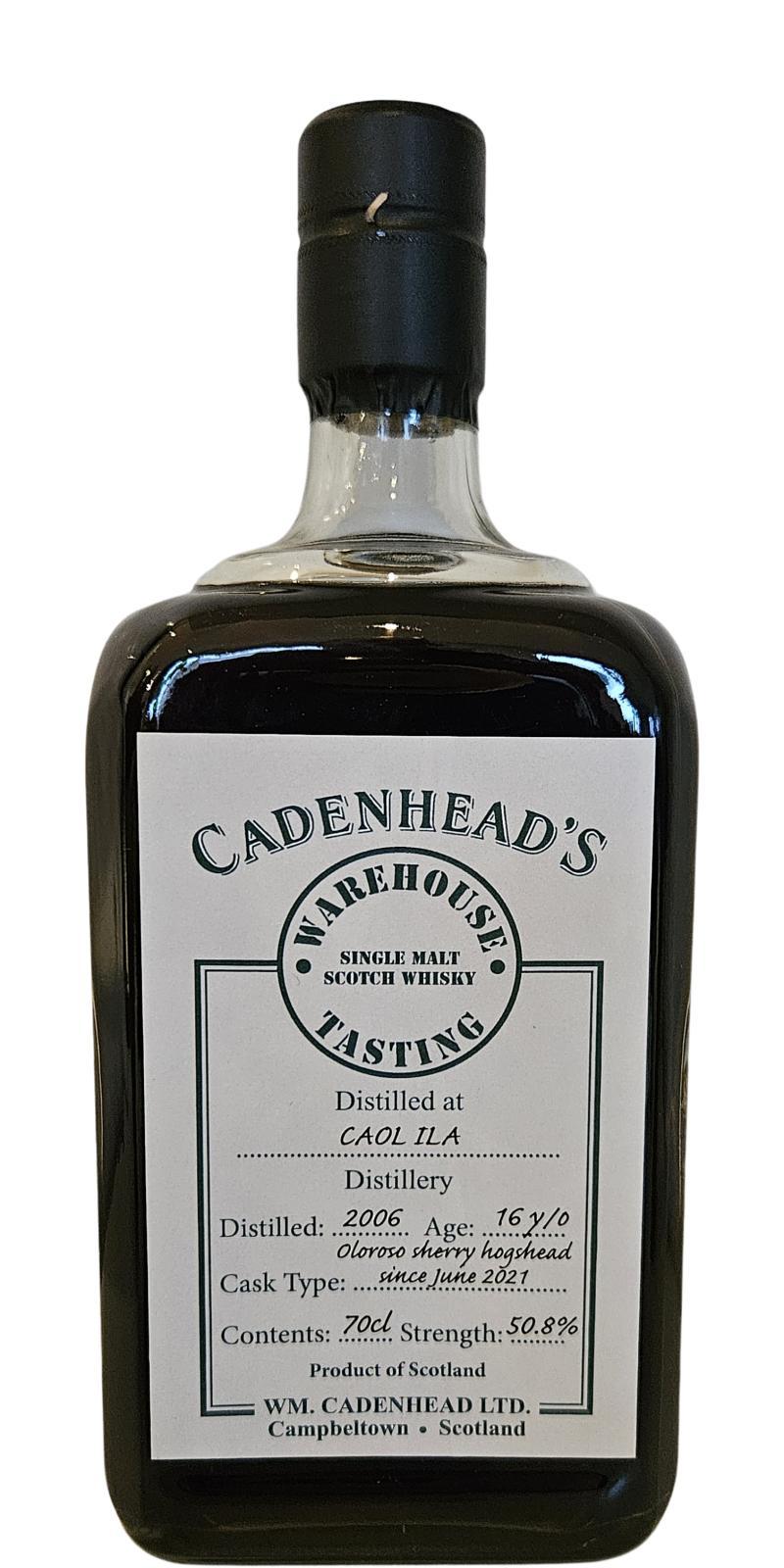 Caol Ila 2006 CA Warehouse Tasting