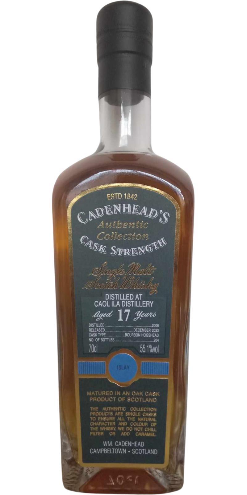 Caol Ila 2006 CA Authentic Collection