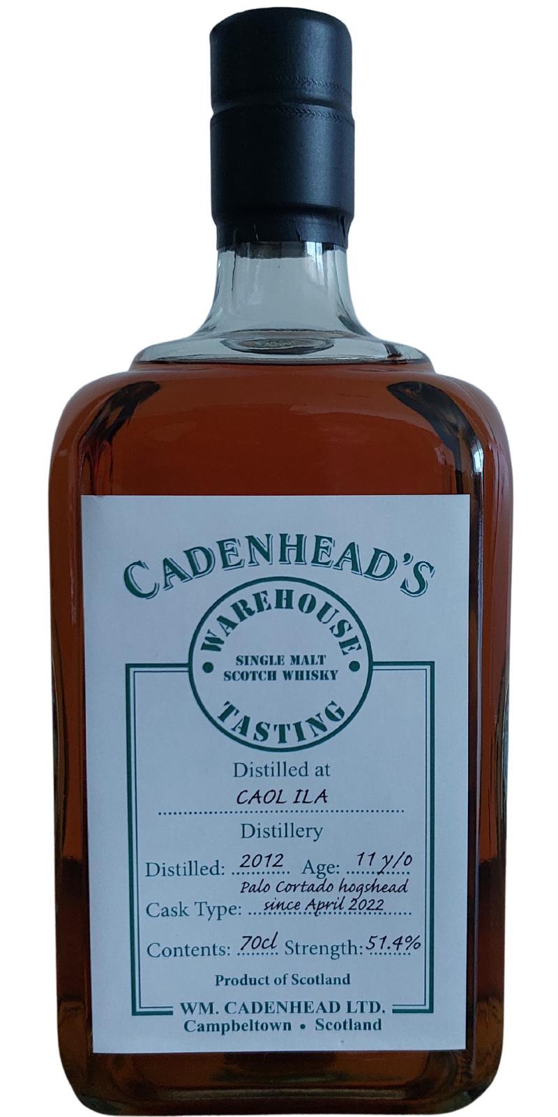 Caol Ila 2012 CA Warehouse Tasting