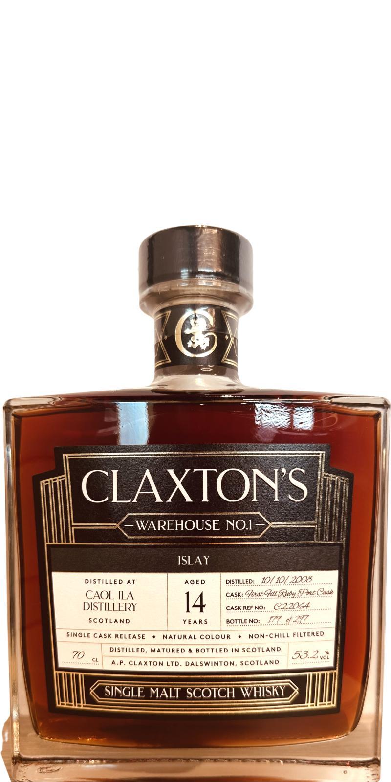 Caol Ila 2008 Cl Warehouse No. 1