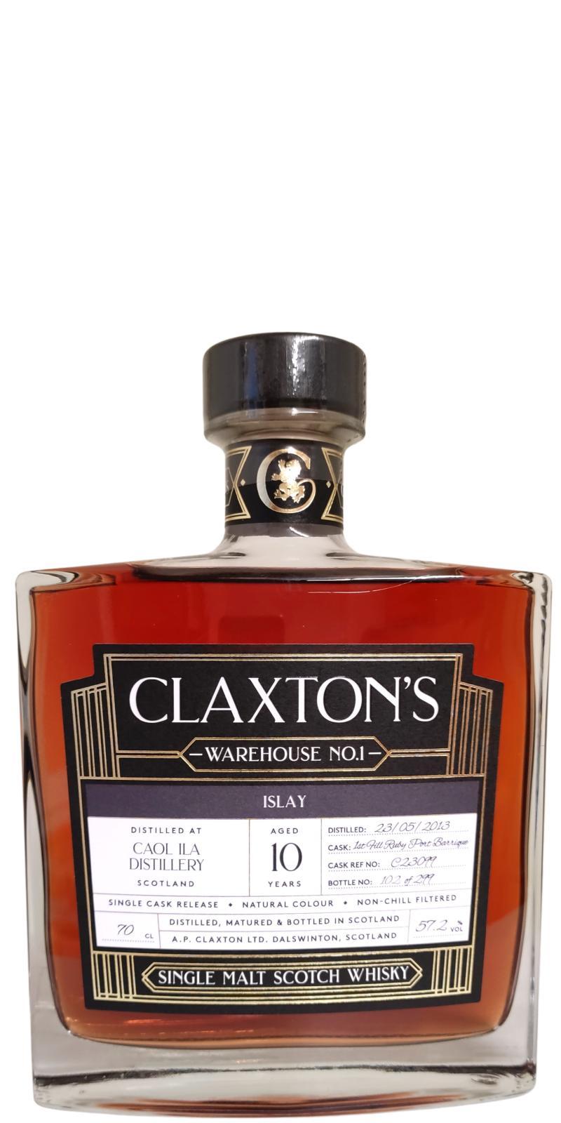 Caol Ila 2013 Cl Warehouse No. 1