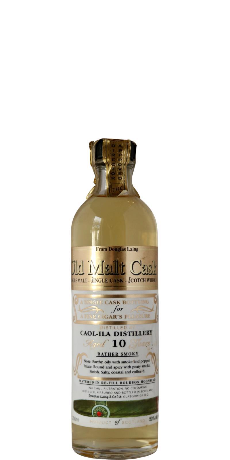 Caol Ila 10-year-old DL The Old Malt Cask