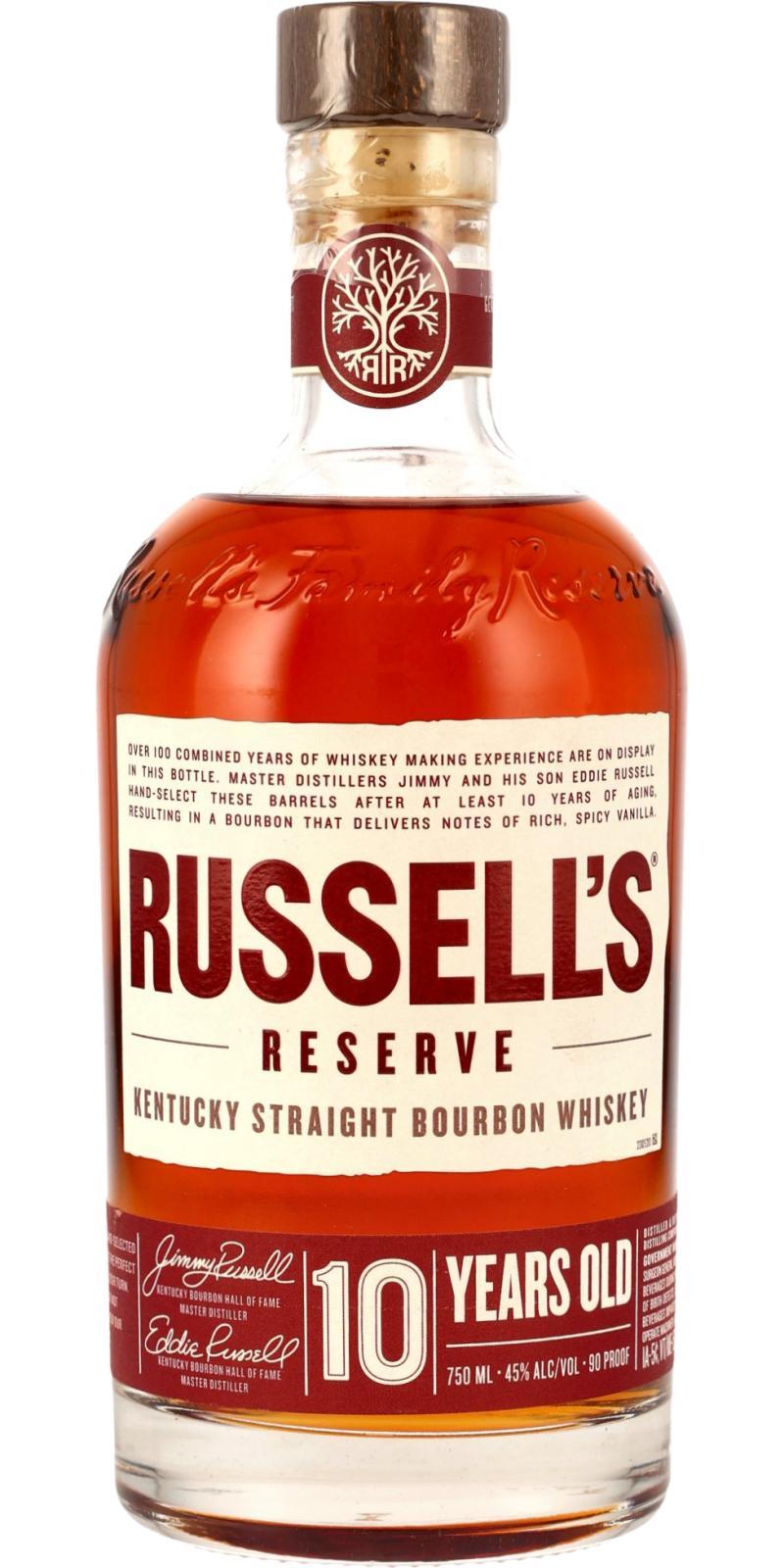 Russell's Reserve 10-year-old Kentucky Straight Bourbon Whiskey
