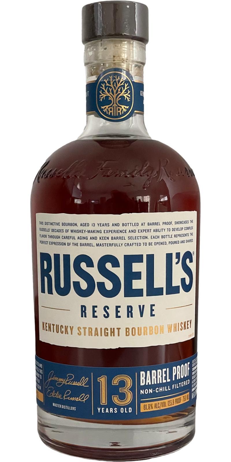 Russell's Reserve 13-year-old Kentucky Straight Bourbon Whiskey
