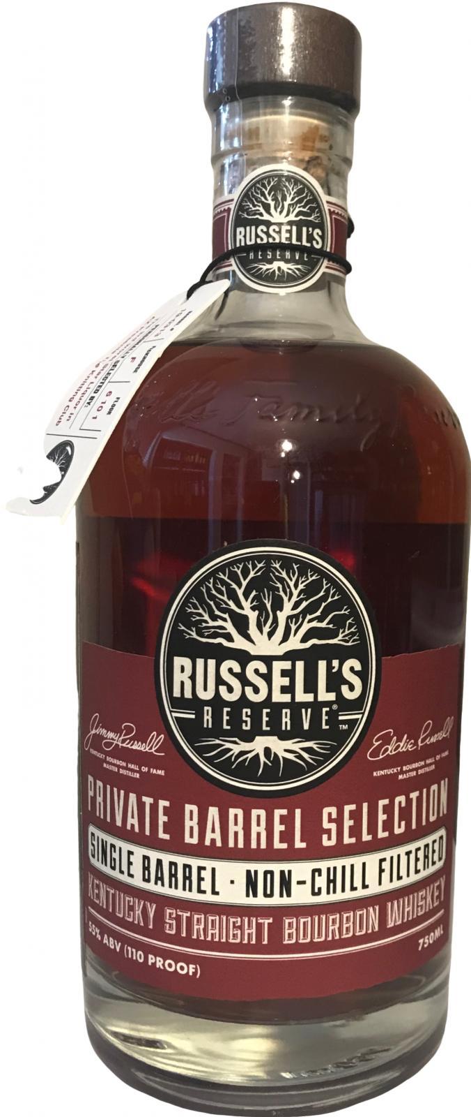 Russell's Reserve 2009 Single Barrel - Private Barrel Selection