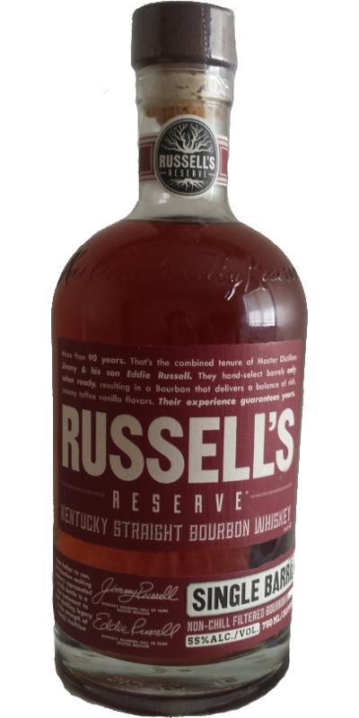Russell's Reserve Single Barrel Kentucky Straight Bourbon Whiskey